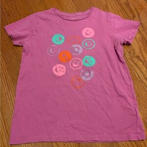 Crewcuts Purple Smiley Face T-Shirt
